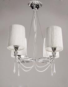 M1312  Lucca Crystal Pendant 4 Light